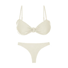 Cargar imagen en el visor de la galería, Product Front: Rio De Sol Conjunto Set Touch-Natural Bandeau-Joy Mia
