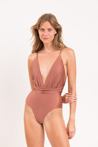 Image 07: Rio De Sol Una Pieza Shimmer-Copper New Vegas