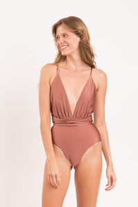 Image 09: Rio De Sol Una Pieza Shimmer-Copper New Vegas