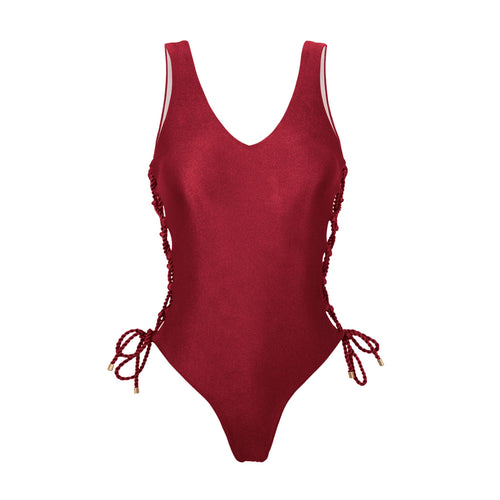 Product Front: Rio De Sol Una Pieza Shimmer-Divino Zoe