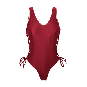 Product Front: Rio De Sol Una Pieza Shimmer-Divino Zoe