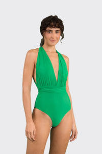 Model Front: Rio De Sol Una Pieza Tambourine Marina