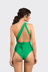 Model Back: Rio De Sol Una Pieza Tambourine Marina