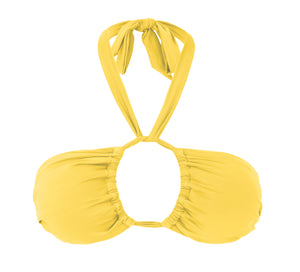 Product Back: Rio De Sol Sostén Top Amarelo Mel