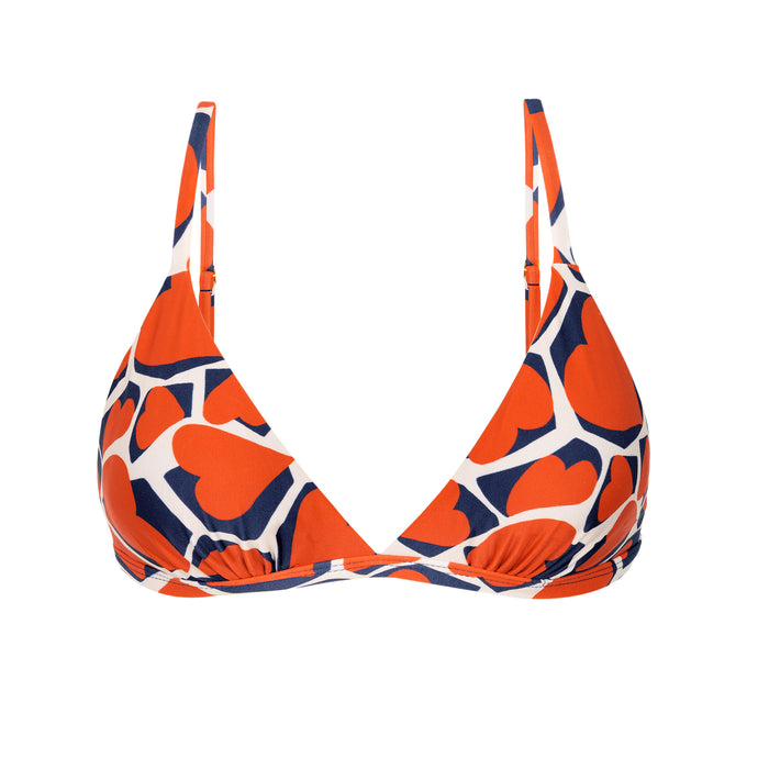 Product Front: Rio De Sol Sostén Top Amore-Red Tri-Fixo