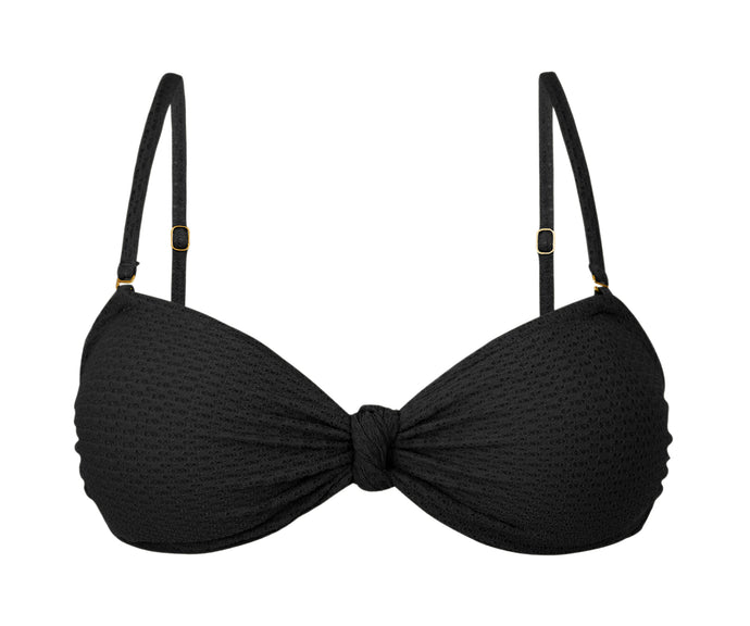 Product Front: Rio De Sol Sostén Top Bora-Black Bandeau-Joy