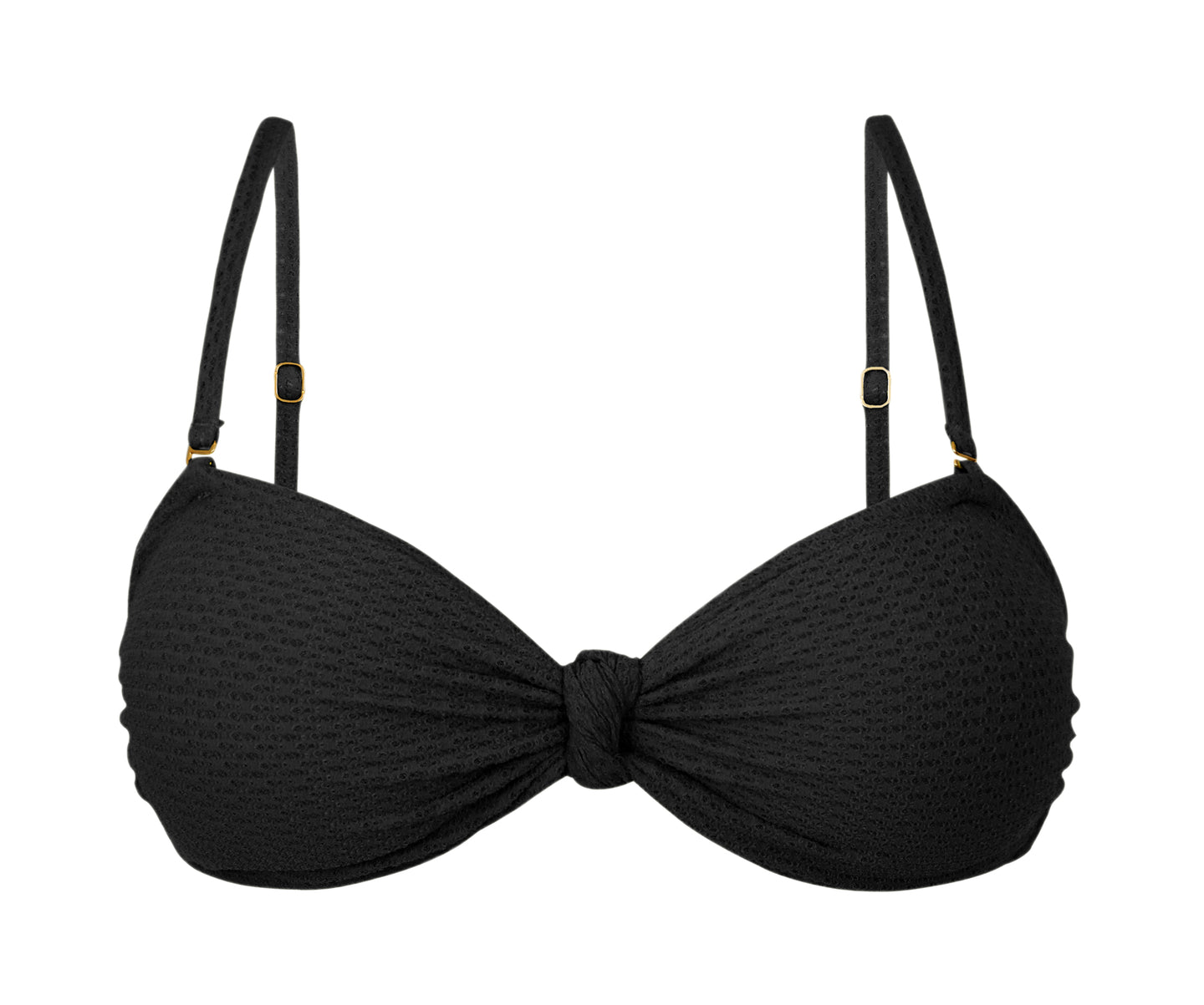 Product Front: Rio De Sol Sostén Top Bora-Black Bandeau-Joy