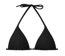 Cargar imagen en el visor de la galería, Product Front: Rio De Sol Sostén Top Bora-Black Tri-Inv
