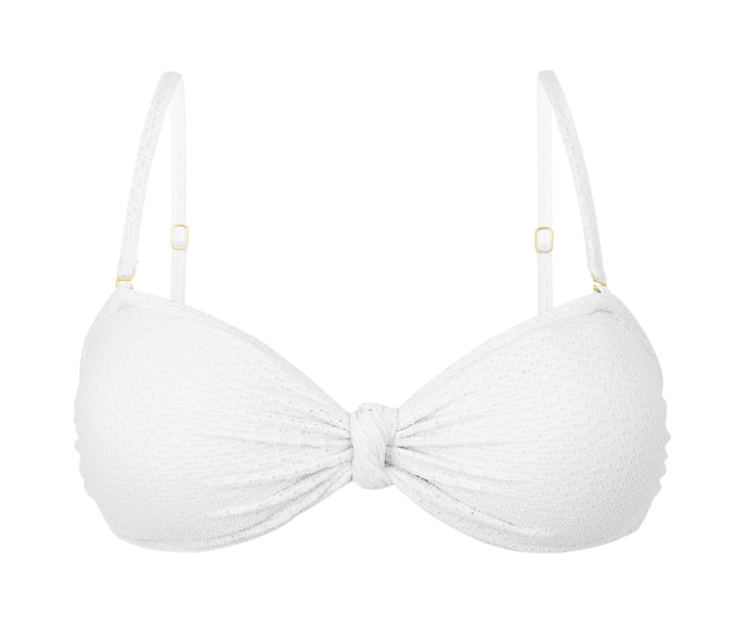 Product Front: Rio De Sol Sostén Top Bora-White Bandeau-Joy