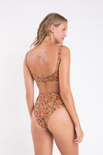 Cargar imagen en el visor de la galería, Model Back: Rio De Sol Sostén Top Bouquet Bliss
