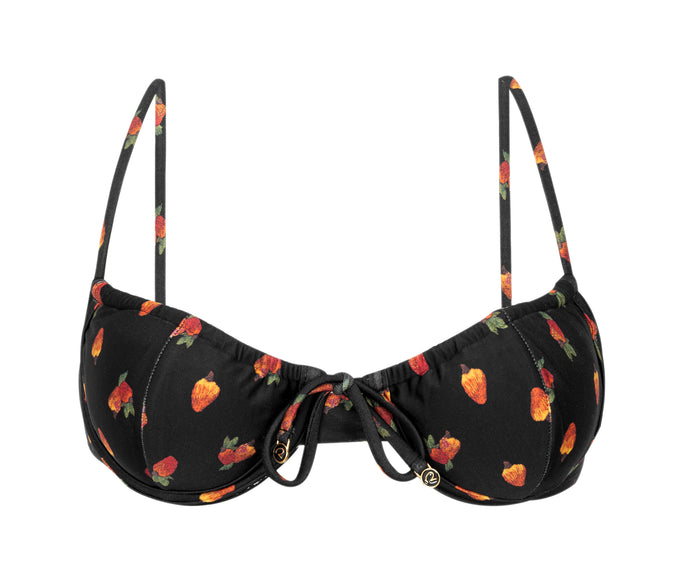 Product Front: Rio De Sol Sostén Top Cashew Balconet-Tie