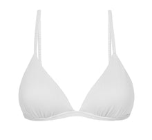 Cargar imagen en el visor de la galería, Product Front: Rio De Sol Sostén Top Cotele-Branco Tri-Fixo
