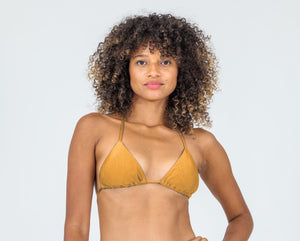 Model Front: Rio De Sol Sostén Top Damasco Tri-Inv