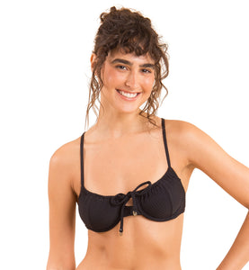 Gallery: Rio De Sol Sostén Top Dots-Black Balconet-Tie