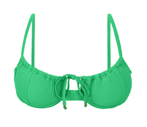 Product Front: Rio De Sol Sostén Top Dots-Tambourine Balconet-Tie