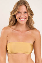 Cargar imagen en el visor de la galería, Gallery: Rio De Sol Sostén Top Fluity-Dourado Bandeau-Reto
