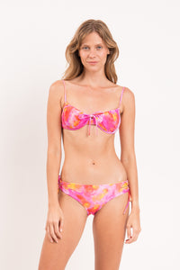 Model Front: Rio De Sol Sostén Top Joyful Balconet-Tie