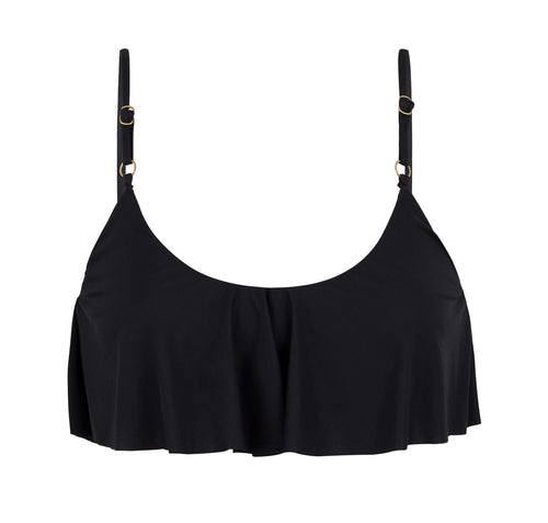 Product Front: Rio De Sol Sostén Top Leopardo Black Babado