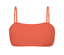Cargar imagen en el visor de la galería, Product Front: Rio De Sol Sostén Top Light-Peach Bandeau-Reto
