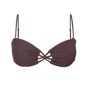 Product Front: Rio De Sol Sostén Top Malibu-Ebano Bandeau-Iris