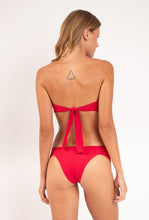 Cargar imagen en el visor de la galería, Model Back: Rio De Sol Sostén Top Malibu-Malagueta Mavi

