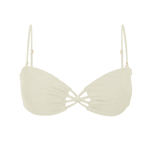 Product Front: Rio De Sol Sostén Top Malibu-Natural Bandeau-Iris