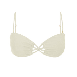 Product Front: Rio De Sol Sostén Top Malibu-Natural Bandeau-Iris