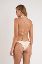 Cargar imagen en el visor de la galería, Model Back: Rio De Sol Sostén Top Malibu-Natural Frufru
