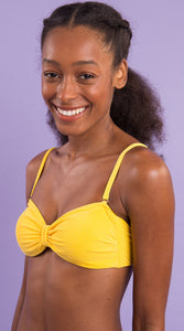Image 08: Rio De Sol Sostén Top Malibu-Yellow Bandeau-Duo