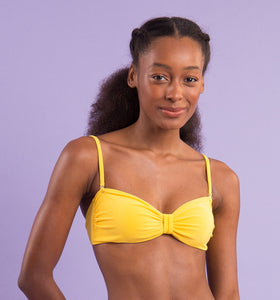 Image 09: Rio De Sol Sostén Top Malibu-Yellow Bandeau-Duo