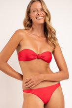 Cargar imagen en el visor de la galería, Image 06: Rio De Sol Sostén Top Microfibra-Chic-Red Bandeau-Joy
