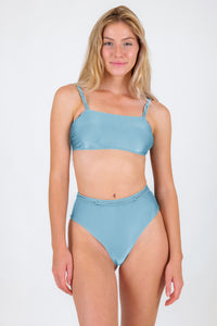 Model Front: Rio De Sol Sostén Top Mirante Bandeau-Reto