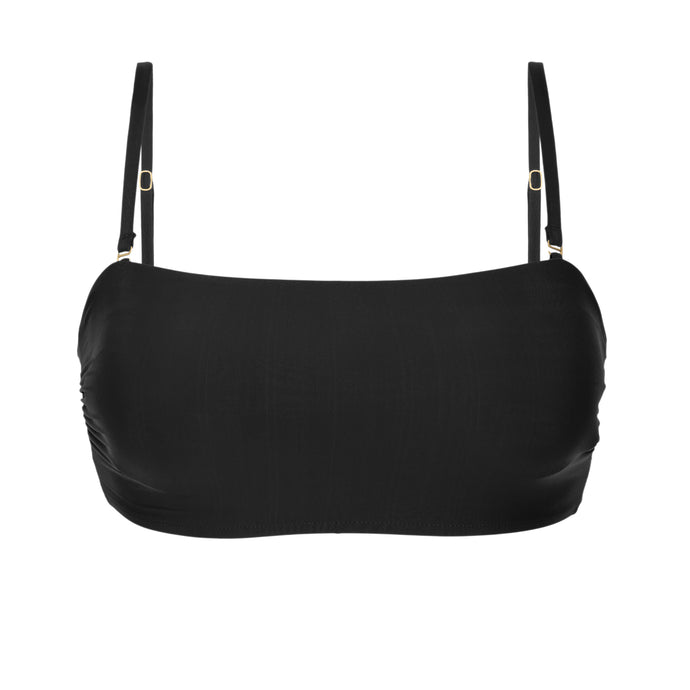 Product Front: Rio De Sol Sostén Top Nero Bandeau-Reto