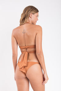 Model Back: Rio De Sol Sostén Top Nocciola Dune