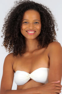 Gallery: Rio De Sol Sostén Top Off-White Twist
