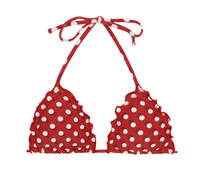 Product Front: Rio De Sol Sostén Top Poa Red Frufru