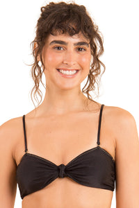 Gallery: Rio De Sol Sostén Top Shimmer-Black Bandeau-Joy