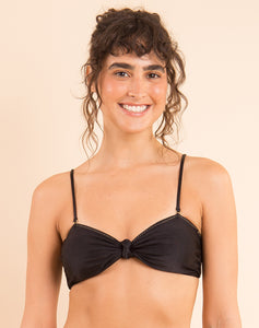 Image 11: Rio De Sol Sostén Top Shimmer-Black Bandeau-Joy