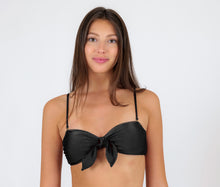 Cargar imagen en el visor de la galería, Gallery: Rio De Sol Sostén Top Shimmer-Black Bandeau-No
