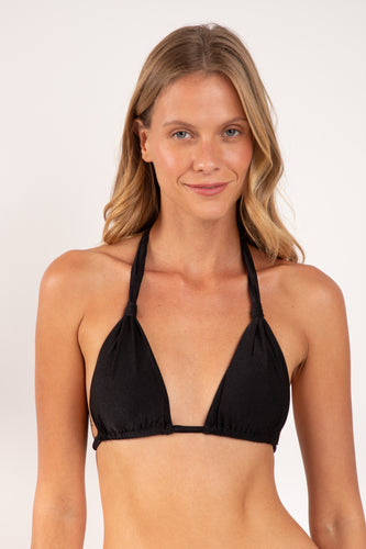 Gallery: Rio De Sol Sostén Top Shimmer-Black Mel