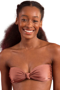 Gallery: Rio De Sol Sostén Top Shimmer-Copper Bandeau-Joy