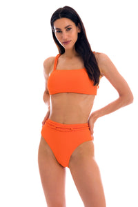 Model Front: Rio De Sol Sostén Top St-Tpz-Tangerina Reto