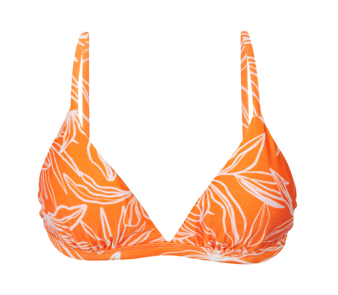 Product Front: Rio De Sol Sostén Top Trail-Orange Tri-Fixo