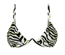 Cargar imagen en el visor de la galería, Product Front: Rio De Sol Sostén Top Wild-Black Tri-Aro
