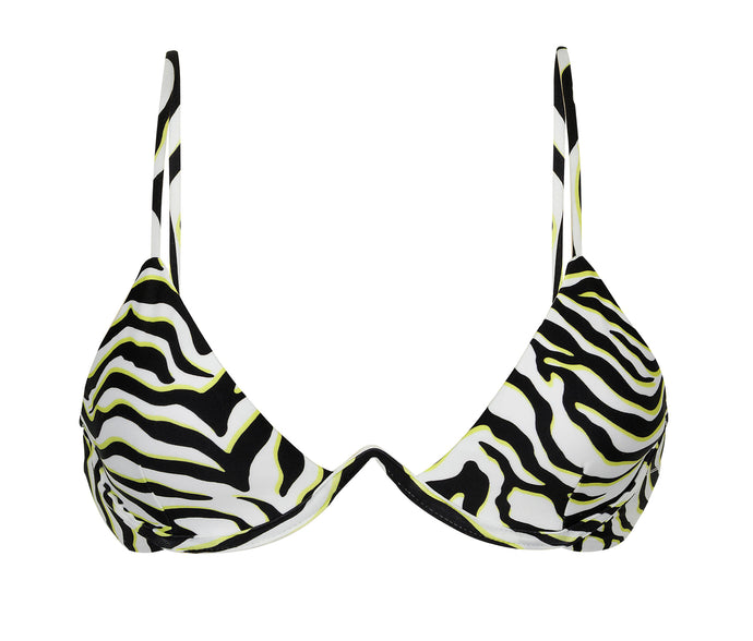 Product Front: Rio De Sol Sostén Top Wild-Black Tri-Aro