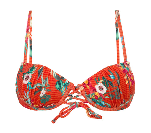 Product Front: Rio De Sol Sostén Top Wildflowers Balconet-Pushup