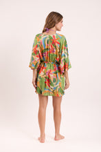 Cargar imagen en el visor de la galería, Model Back: Rio De Sol Caftán / Cubrir Tropical Kaftan Bel
