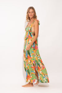 Image 02: Rio De Sol Vestido De Playa Tropical Long Dress Chiara