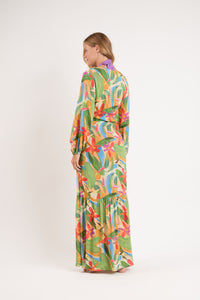 Image 05: Rio De Sol Vestido De Playa Tropical Long Dress Verona