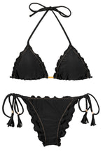 Cargar imagen en el visor de la galería, Set Shimmer-Black Frufru
